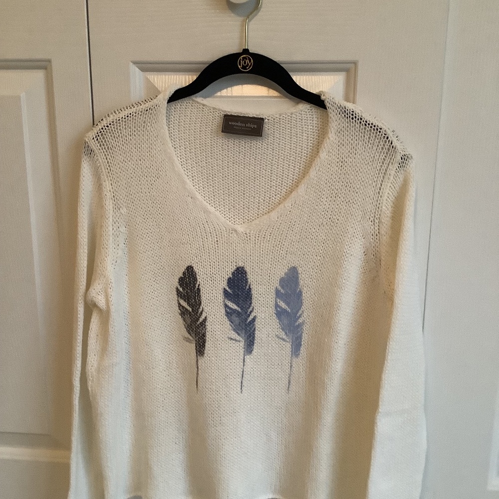 NWOT  Wooden Ships Cotton Sweater  XS/S